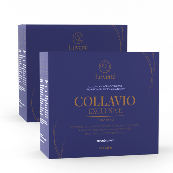 Luvené Kolagen drink Collavio Exclusive černý rybíz