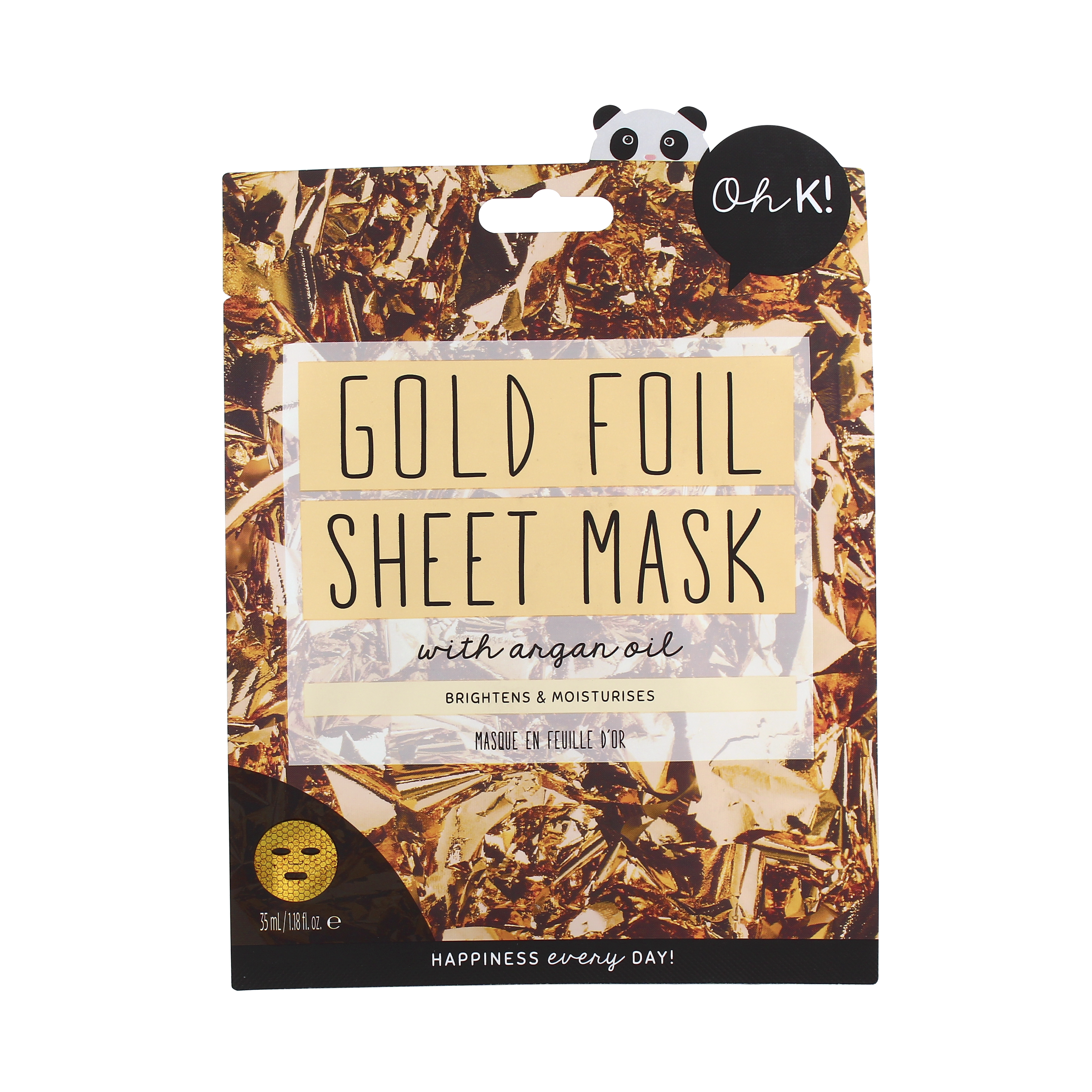 Levně OH K! Gold Foil Sheet Mask