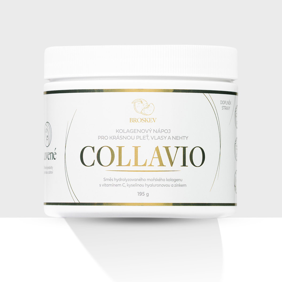 Levně Luvené Kolagen drink Collavio broskev 195 g