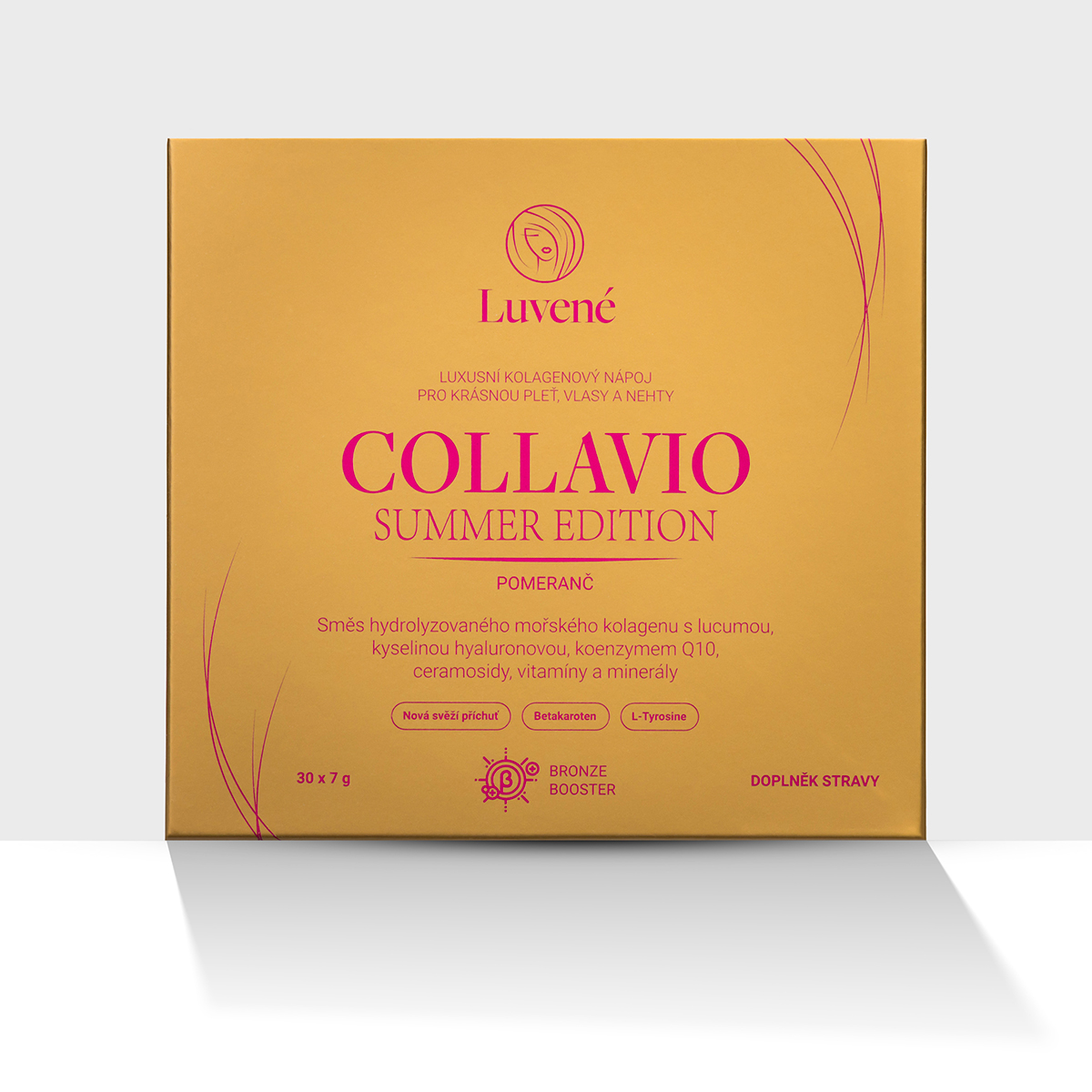 Levně Luvené Kolagen drink Collavio Summer Edition pomeranč
