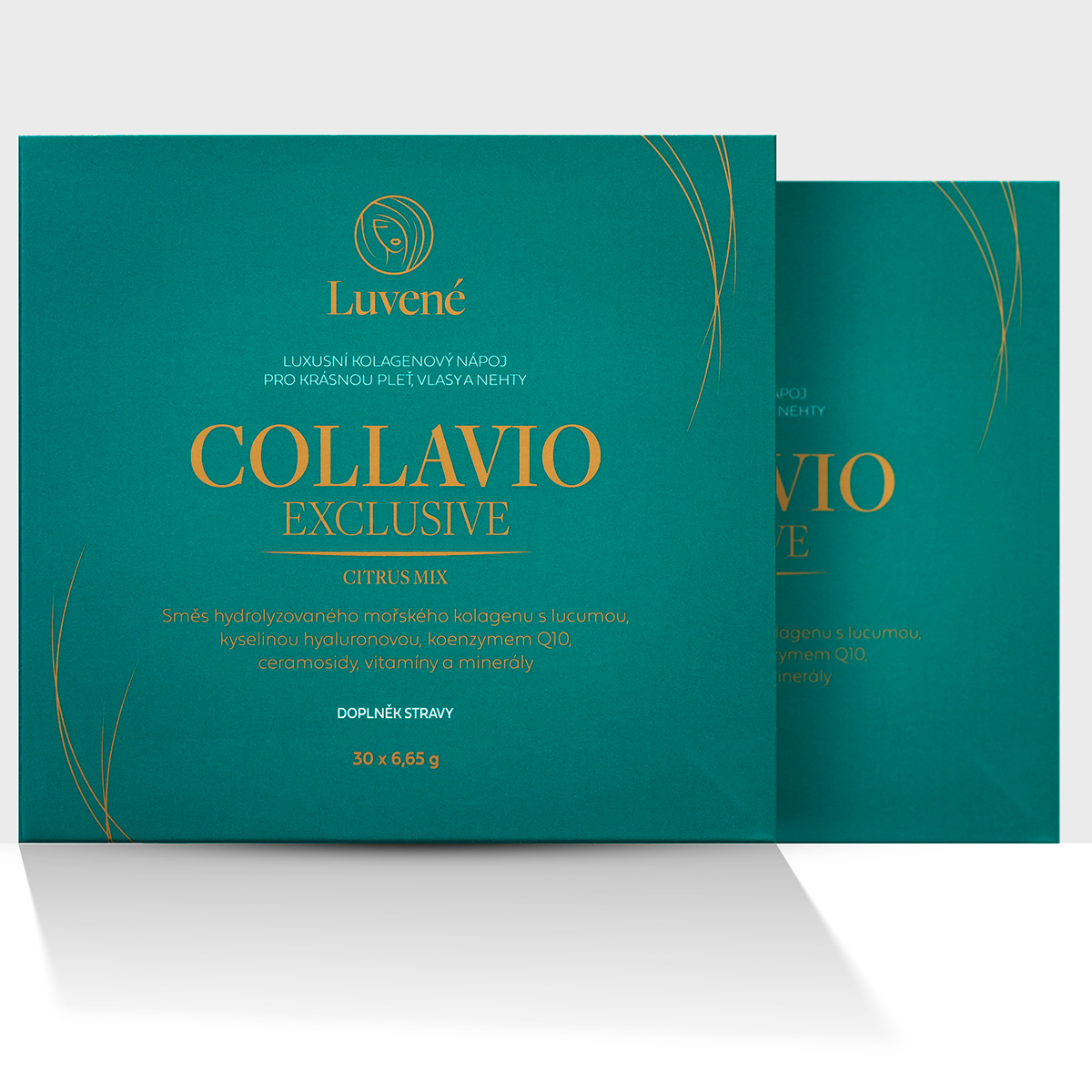 Levně Luvené Kolagen drink Collavio Exclusive citrus mix 2x30 sáčků
