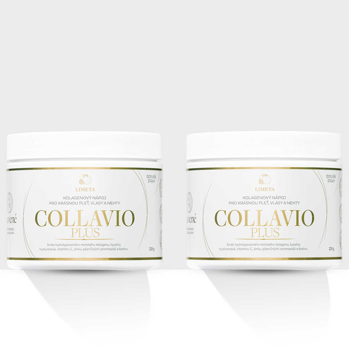 Levně Kolagen drink Collavio Plus limeta - balení 2 kusů