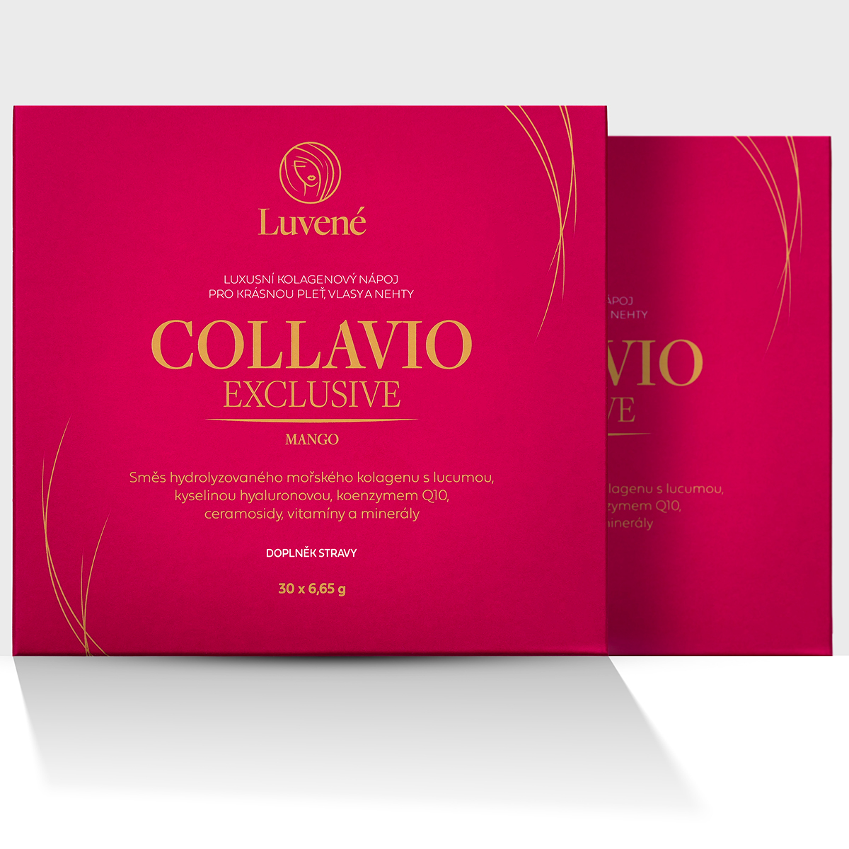 Levně Luvené COLLAVIO Kolagen drink Collavio Exclusive mango balení 2x 30 ks
