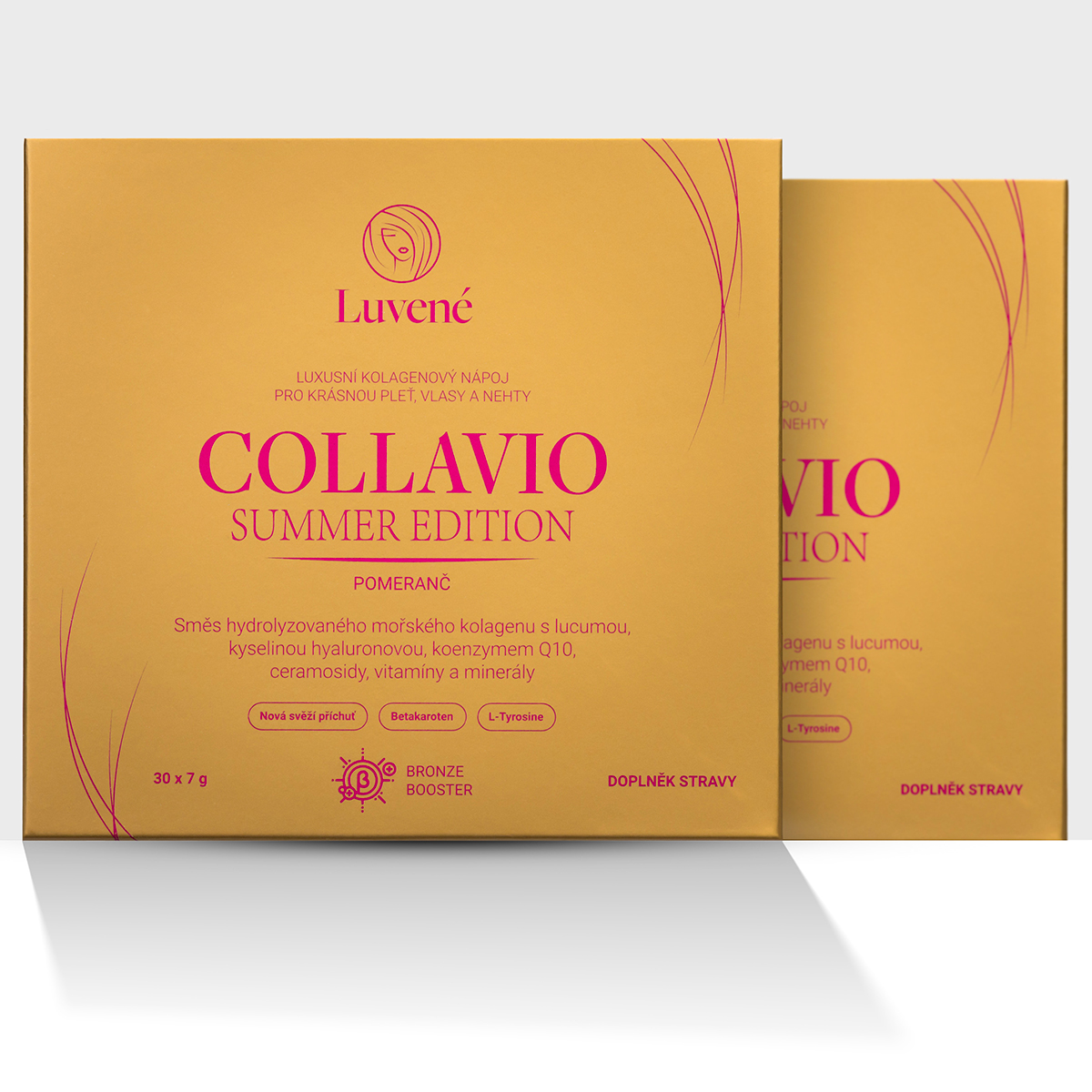 Levně Luvené Kolagen drink Collavio Summer Edition pomeranč 2x30 sáčků
