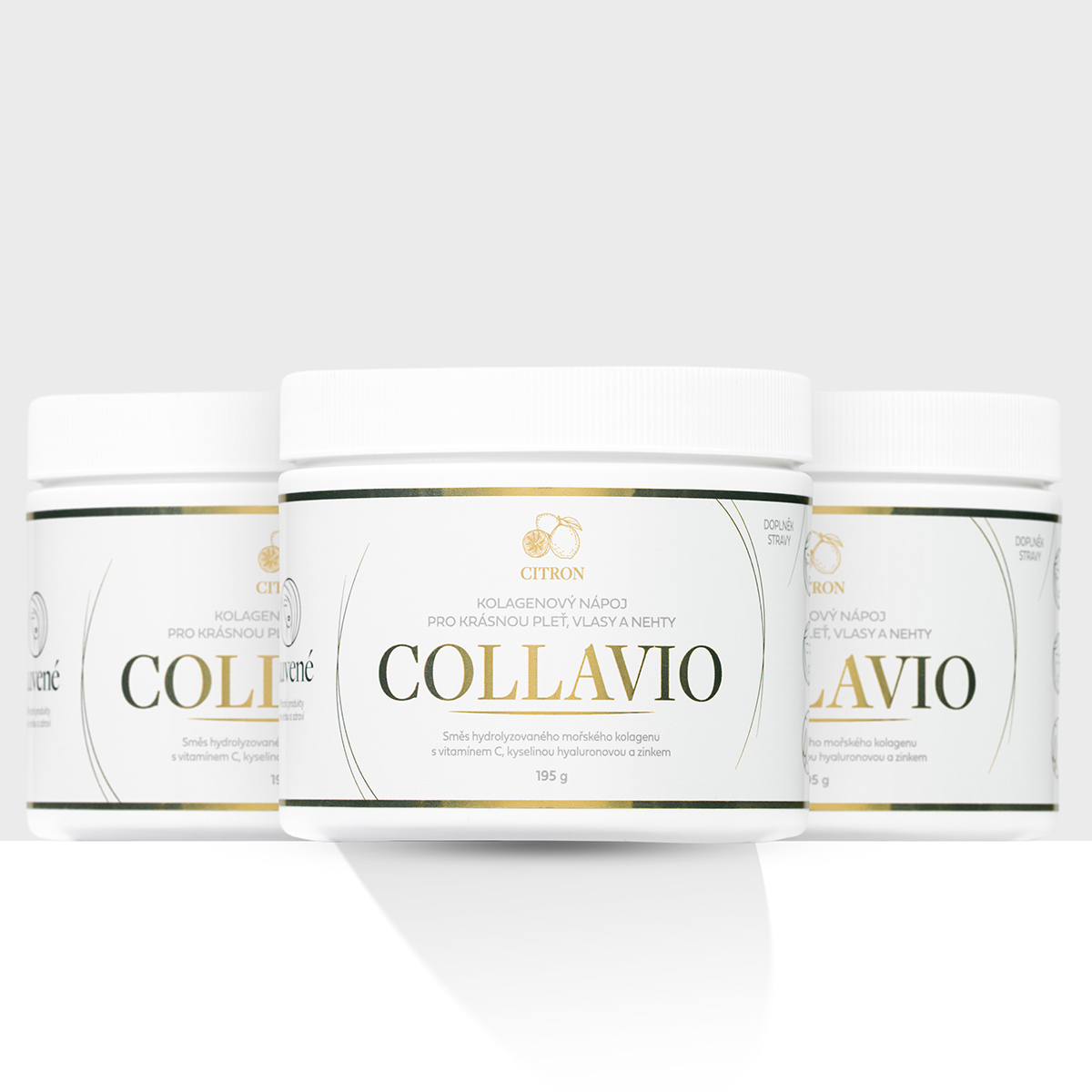Levně Luvené Kolagen drink Collavio citron 3x195 g