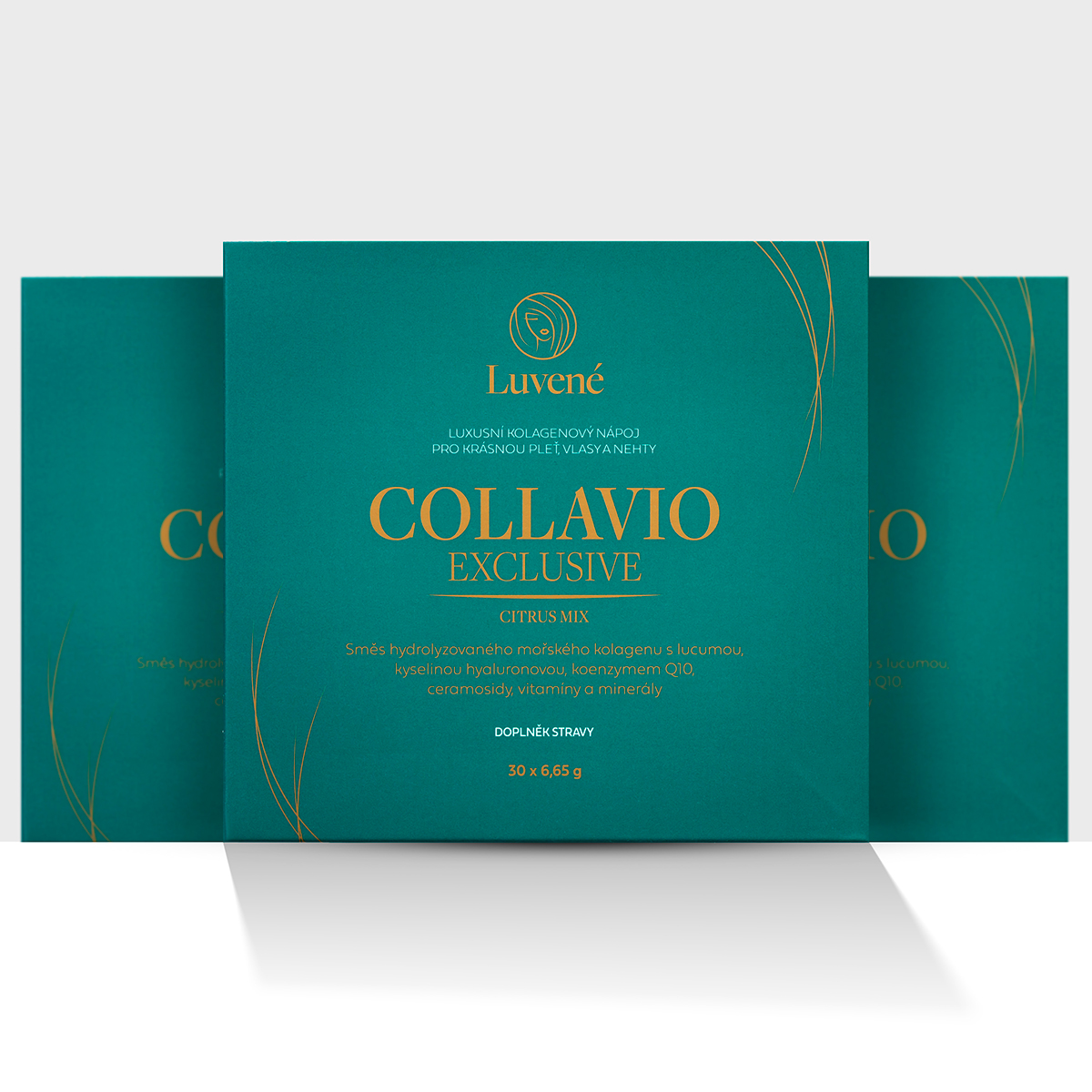 Levně Luvené Kolagen drink Collavio Exclusive citrus mix 3x30 sáčků