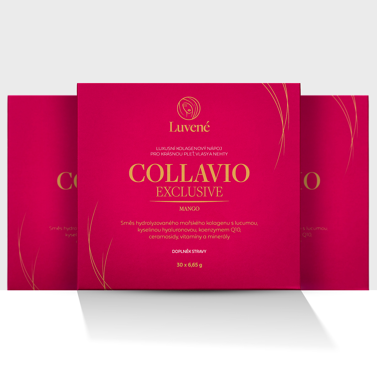 Levně Luvené Kolagen drink Collavio Exclusive mango 3x30 sáčků