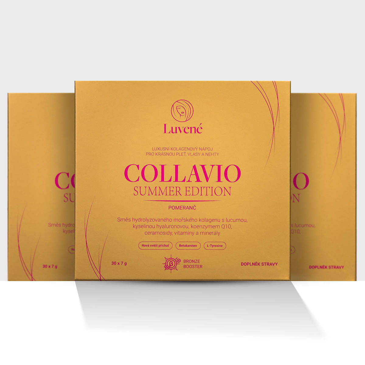 Levně Luvené Kolagen drink Collavio Summer Edition pomeranč 3x30 sáčků