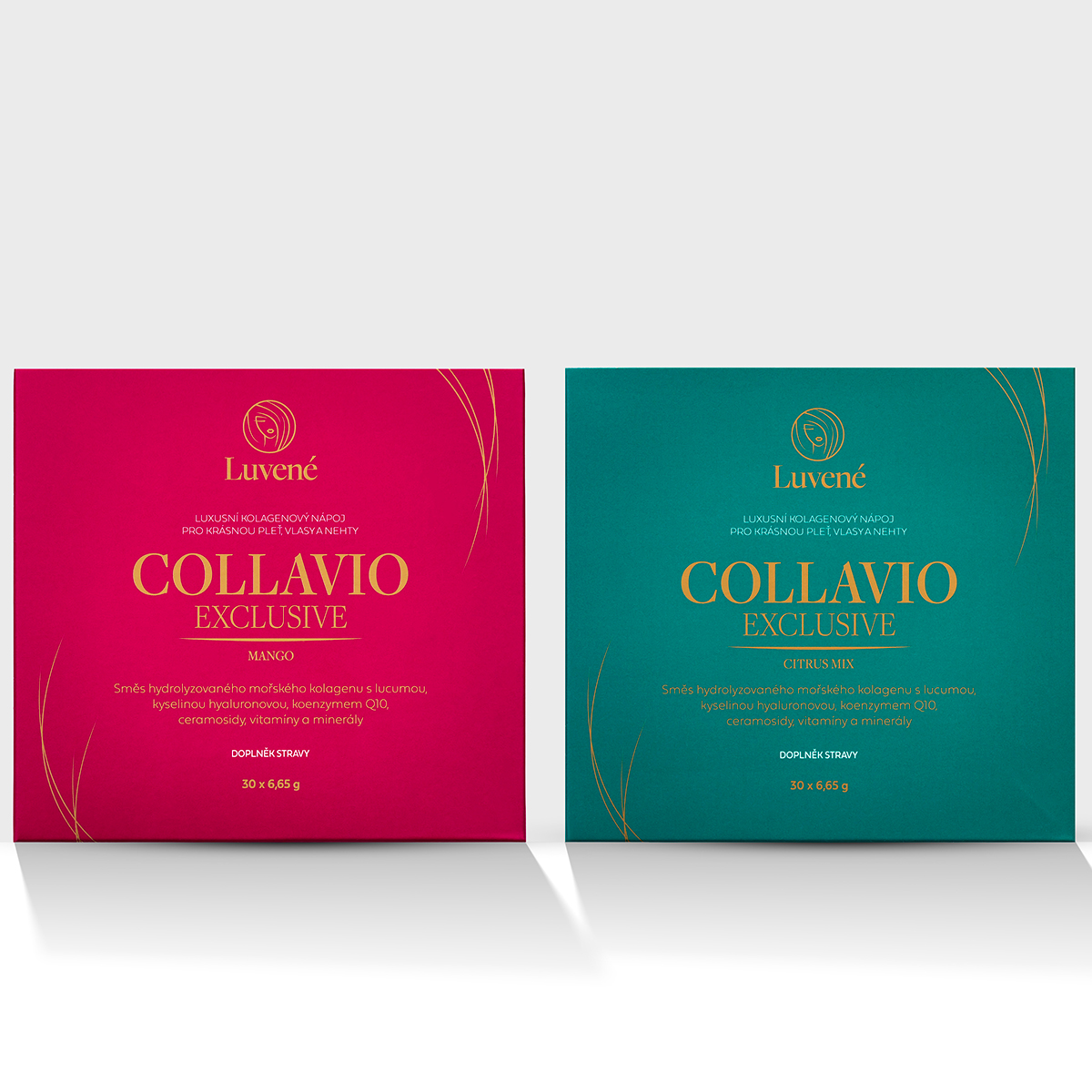 Levně Luvené COLLAVIO Kolagen drink Collavio Exclusive mango + citrus mix, 2x 30 ks