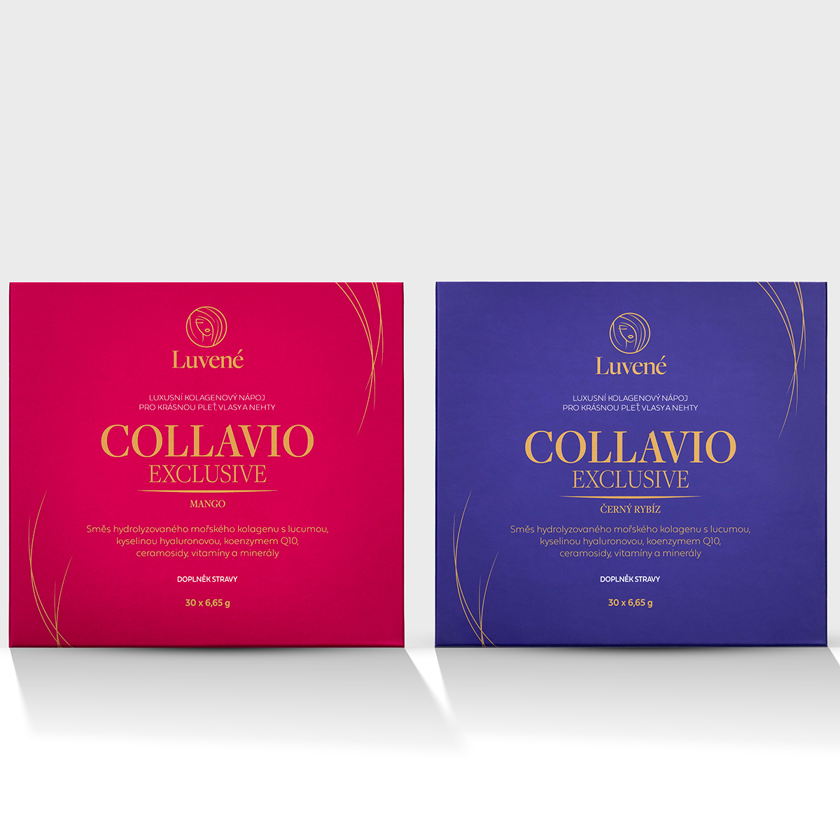 Levně Luvené Kolagen drink Collavio Exclusive mango + černý rybíz