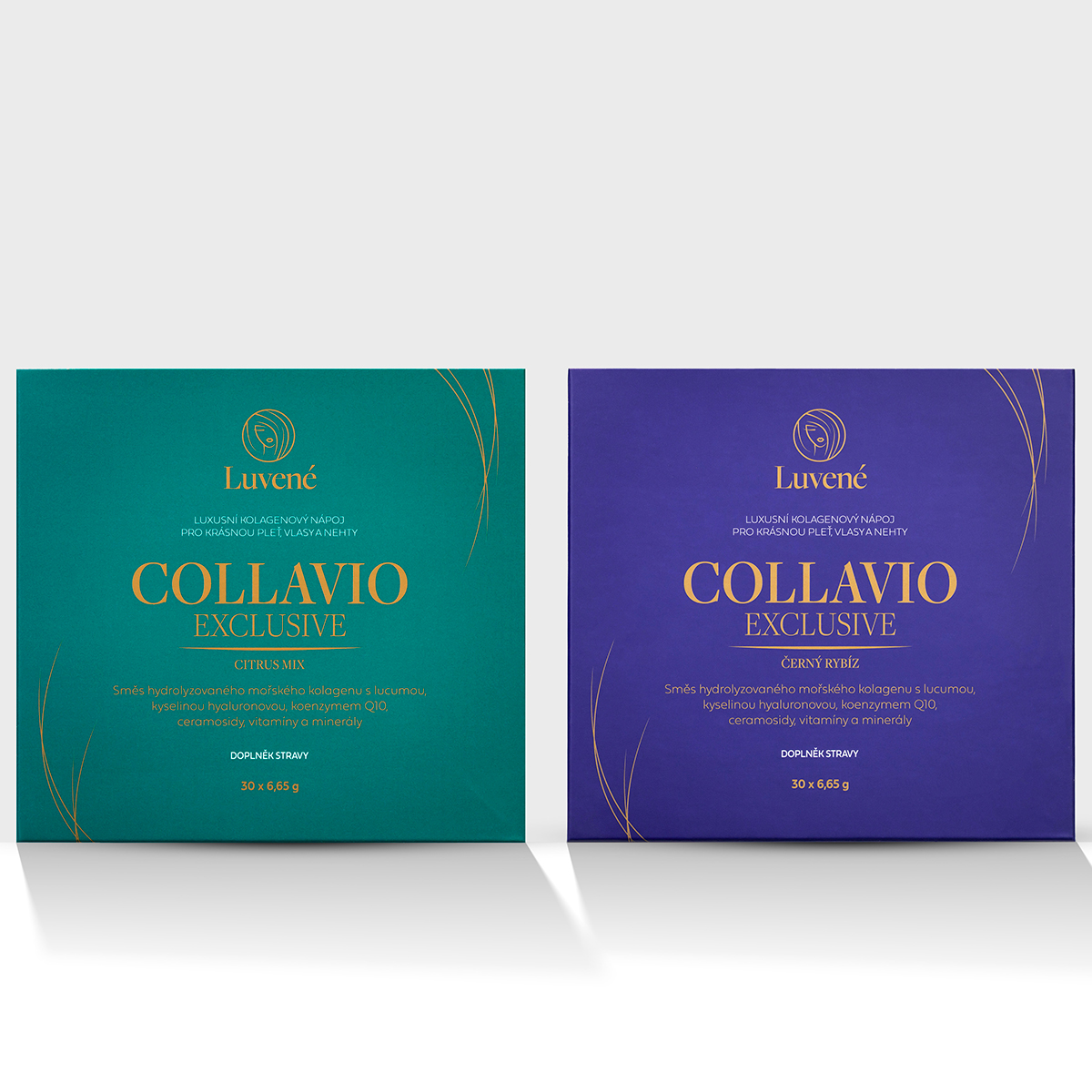 Levně Luvené Kolagen drink Collavio Exclusive citrus mix + černý rybíz