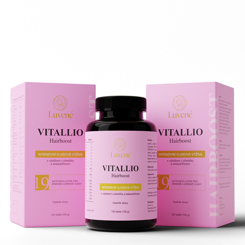 Vlasová výživa Vitallio Hairboost - balení 2 kusů